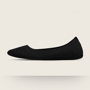 Allbirds Flats Women's 7.5 Jet Black Ballet Tree Breezer Comfort Minimalist